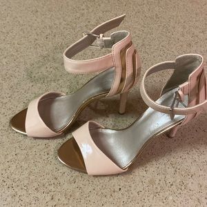 Gently worn pink and rose colored heels. Only worn once.